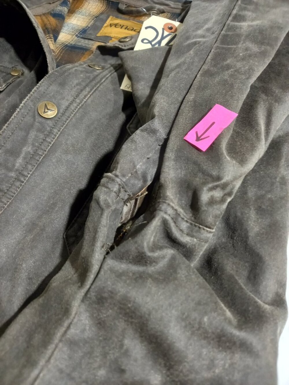Bountyman Concealed Carry Shirt Jacket - Brown | 2XLT - Picture 7 of 9
